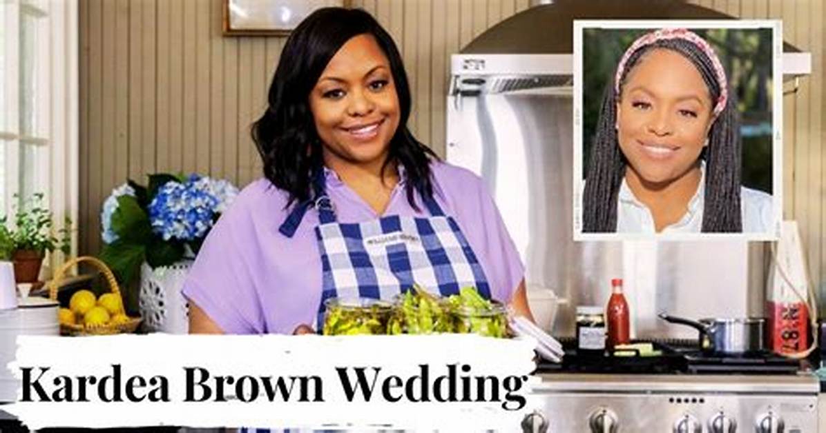 Kardea Brown's Dream Wedding: a Celebration of Love and Culinary Passion