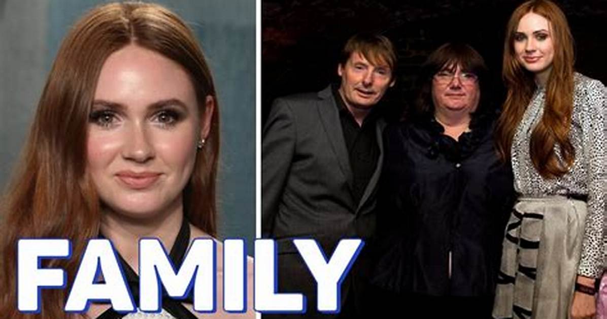 Karen Gillan S Family Exploring Her Parents Influence