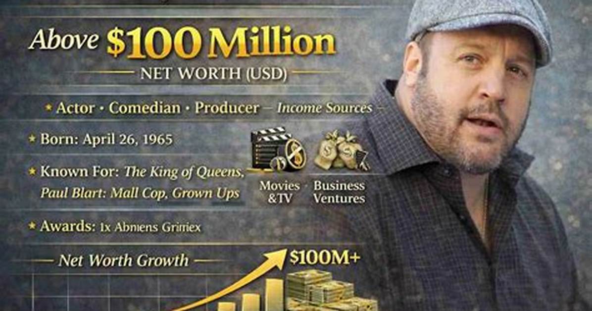 Kevin James Net Worth from King of Queens to King of Memes