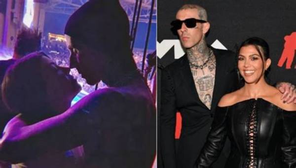 Kourtney Kardashian Is a ‘Tour Wife’ as She Joins Travis Barker at Machine Gun Kelly Show