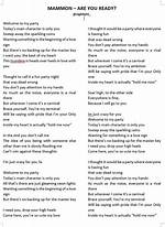 Ladies Are You Ready Lyrics