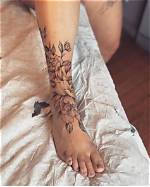 Ladies Lower Leg Tattoos: a Trendy and Expressive Art Form