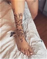 Ladies Lower Leg Tattoos: a Trendy and Expressive Art Form