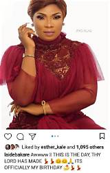 Laide Bakare Celebrates Her Birthday with Stunning Photographs.
