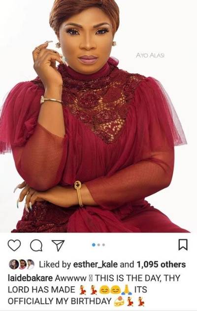 Laide Bakare Celebrates Her Birthday with Stunning Photographs.