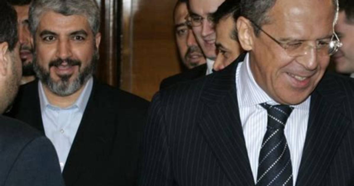 Lavrov Meets with Hamas Leader Discusses Palestinian