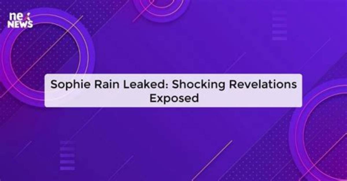 Leaked Video: Shocking Revelations About Sophie Rain's Spiderman Stunt