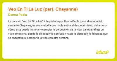 Letras De Danna Paola Veo En Ti La Luz: Un Análisis Profundo De La Canción Que Enamora