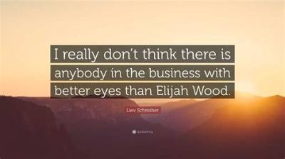 Liev Schreiber: 'I Really Don't Think There Is Anybody in the Business with Better Eyes Than Elijah Wood.'