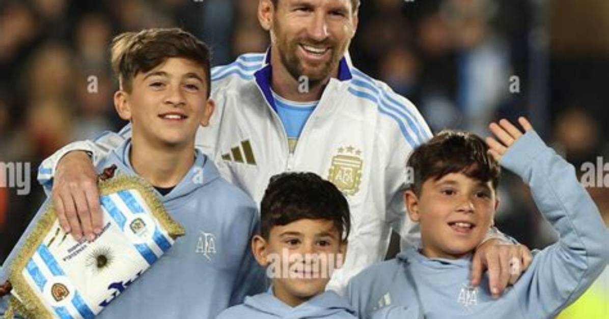 Lionel Messi S Children Who Are Thiago Mateo And