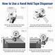 Loading Instructions for a Manco Tape Dispenser