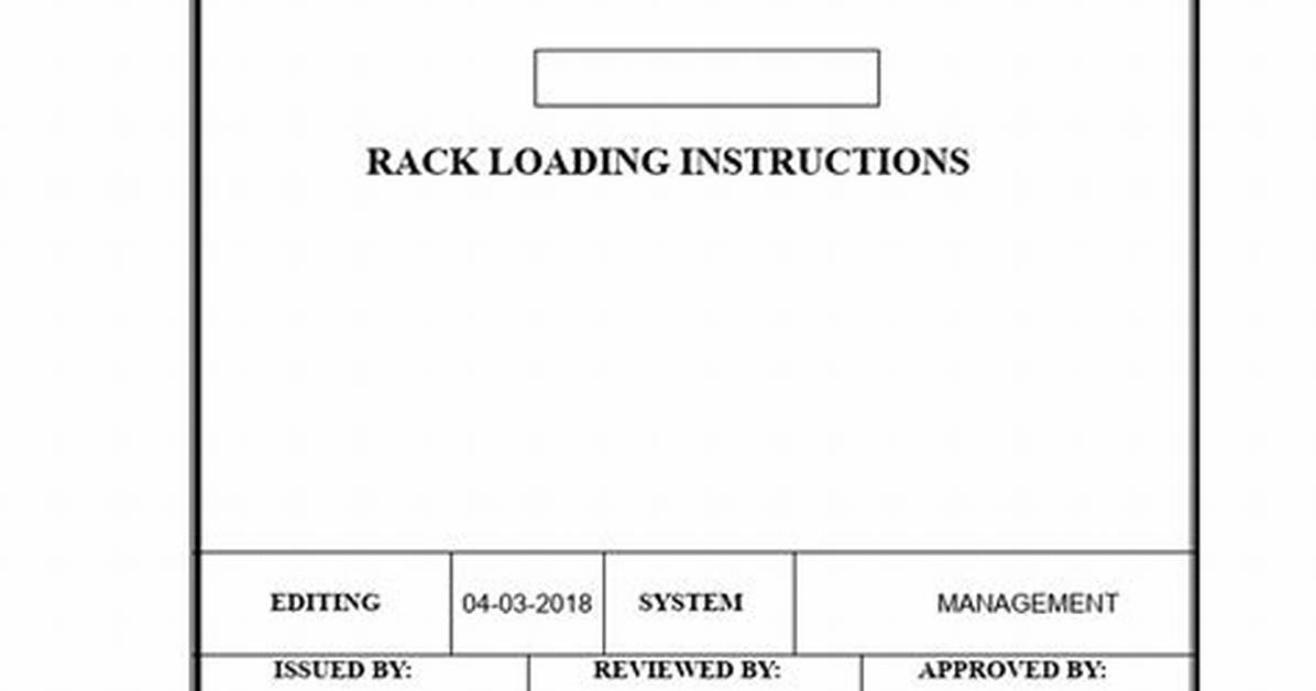 Loading Instructions for A
