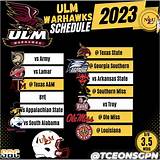 Louisiana-Monroe Warhawks Depth Chart 2023