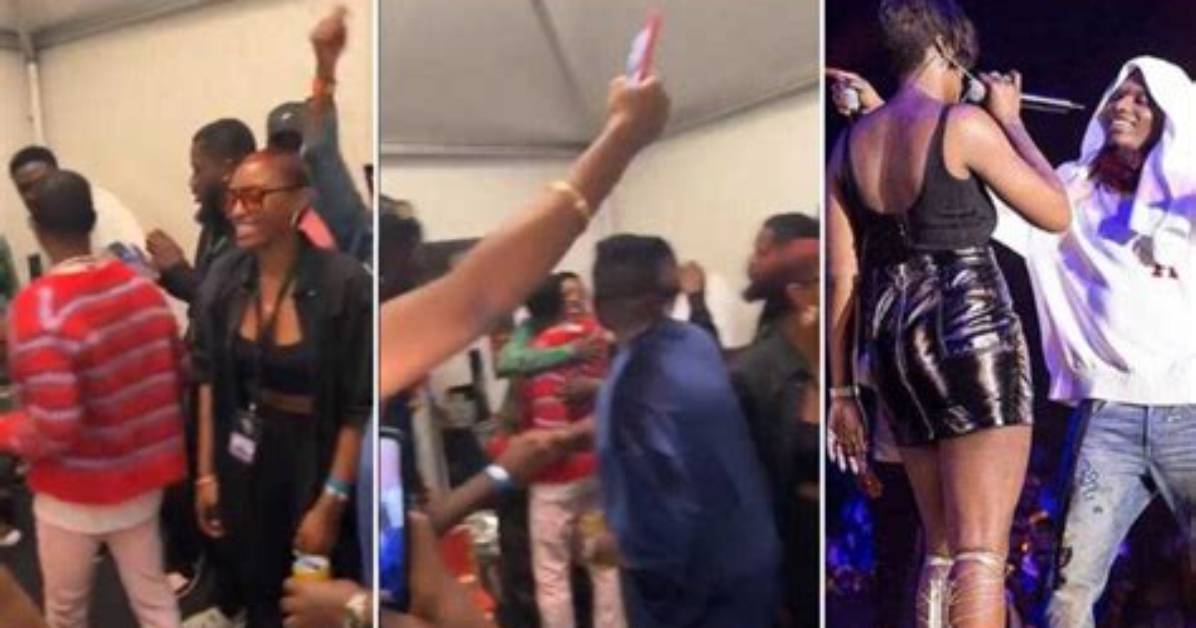 Love Always Adorable Video Shows Moment Wizkid and Tiwa Savage Reunited in Germany Singers Hug
