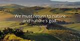 Luther Burbank: 'We Must Return to Nature and Nature's God.'