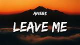 Lyrics & Translations of Leave Me by Anees