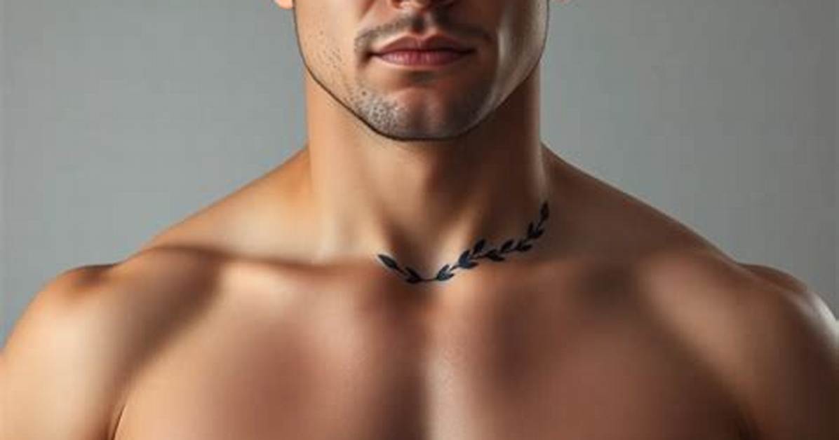 Male Collar Bone Tattoos: a Bold Fashion Statement That Stands Out