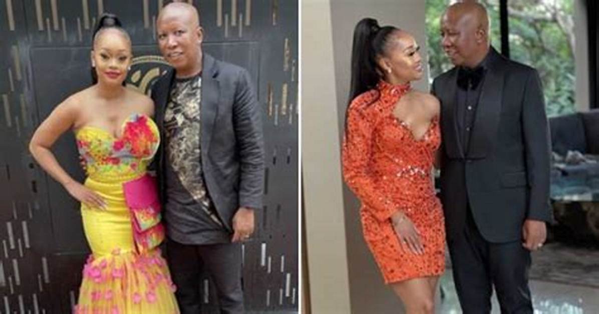 Malema and His Wife: Power Couple in South African Politics