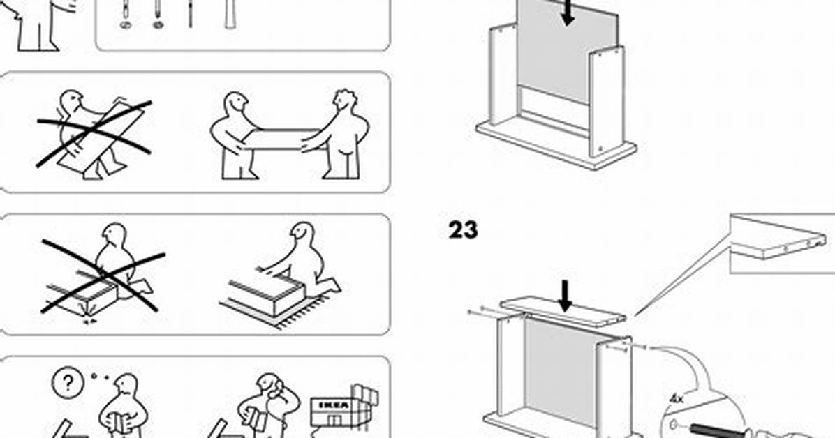 Malm Bedside Table Instructions