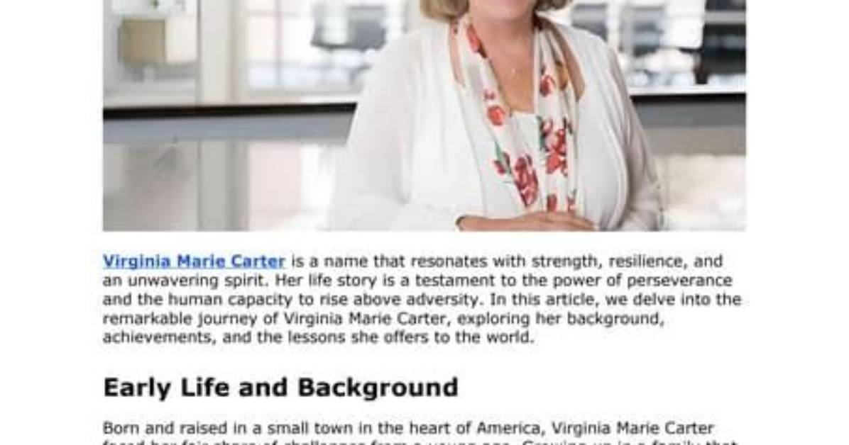 Marie Hartter: the Inspiring Journey of a Visionary Artist