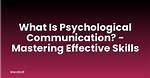 Mastering an Accent: Delving into the Psychological Aspects of Language and Identity