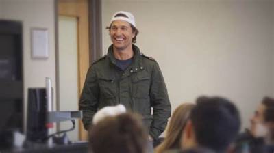Matthew Mcconaughey Is Now a College Professor, and We Are Ready to Go Back to School!
