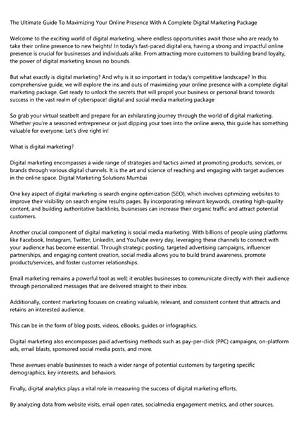 Maximizing Your Online Presence: the Ultimate Guide to Search Engine Copywriting Services