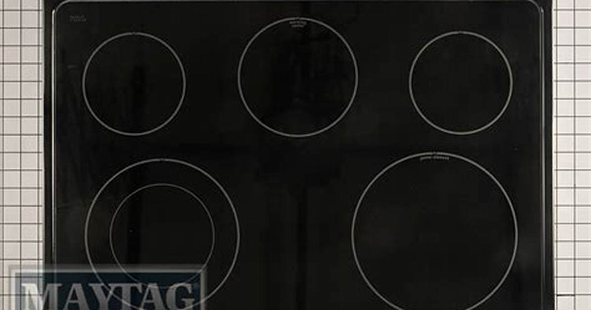 Maytag Glass Top Stove Burner