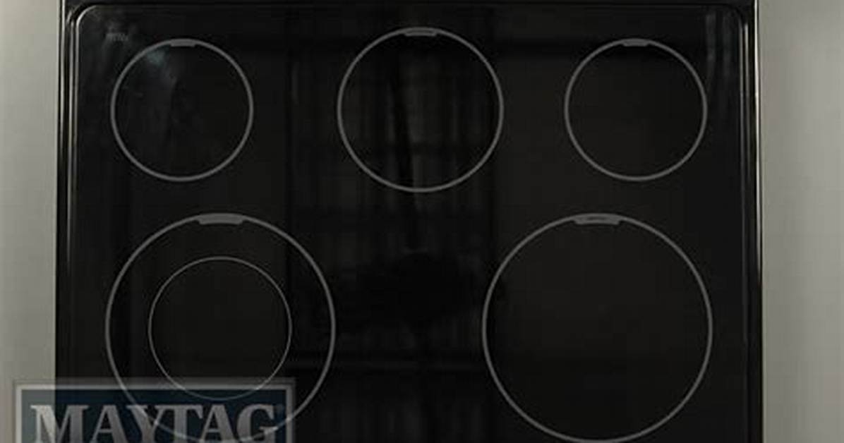 Maytag Glass Top