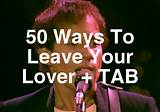 Meaning of 50 Ways to Leave Your Lover (Paul Simon Cover) by Miley Cyrus