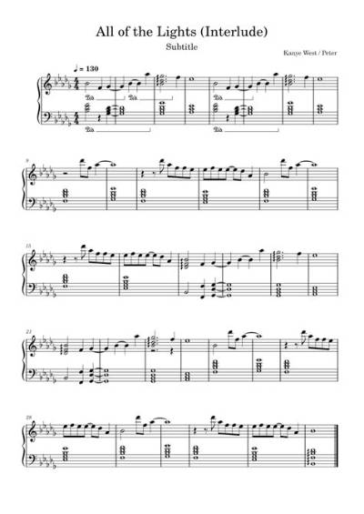 Meaning of All of the Lights (Interlude) by Kanye West