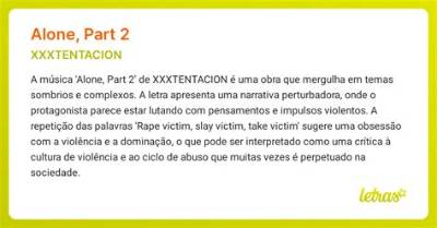Meaning of Alone Part 2 by Xxxtentacion