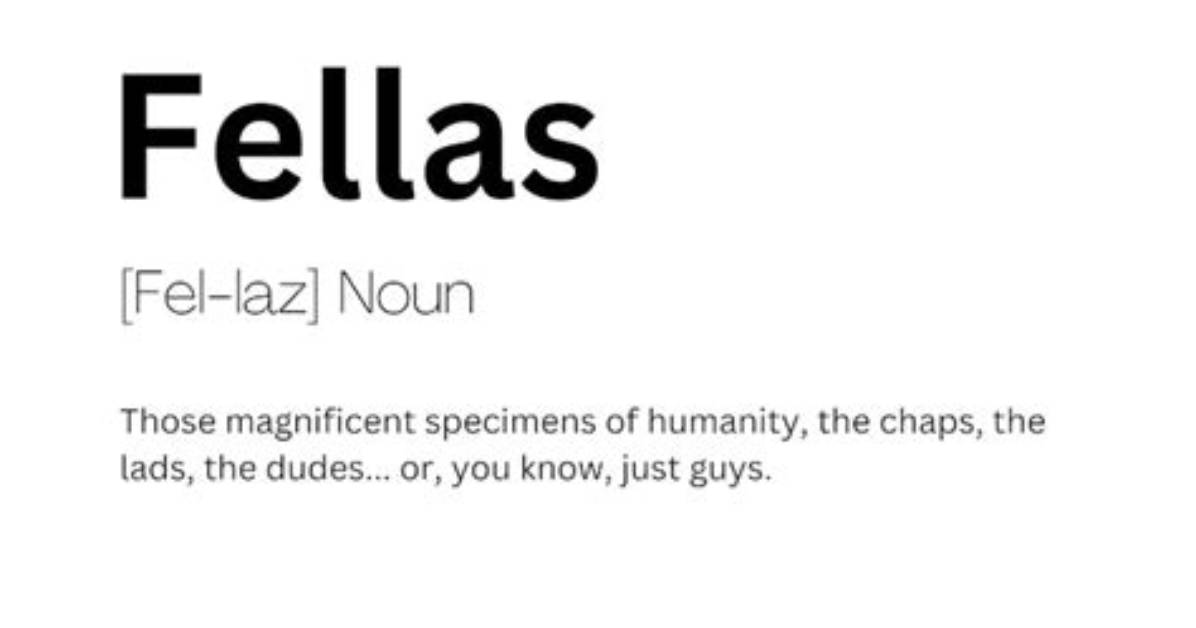Meaning of "And to the Fellas over There with the Hella Good Hair"