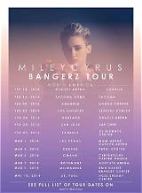 Meaning of Bangerz Tour Dates by Miley Cyrus