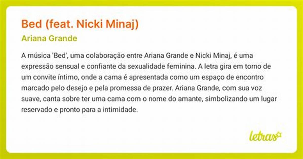 Meaning of Bed by Nicki