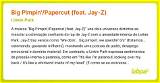 Meaning of Big Pimpin’ / Papercut by Jay-Z