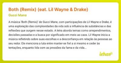 Meaning of Both (Remix) by Lil Wayne
