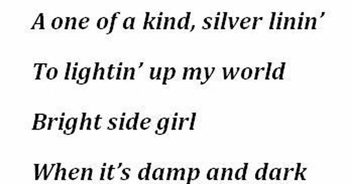 Meaning of Bright Side Girl by Eric
