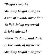 Meaning of Bright Side Girl by Eric Church