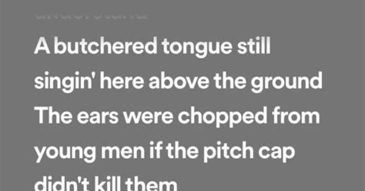 Meaning of Butchered Tongue By