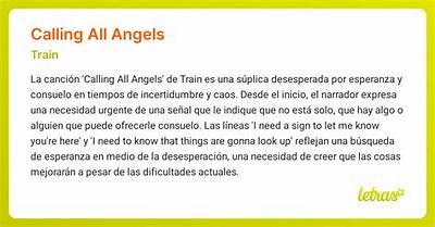 Meaning of Calling All Angels by Train