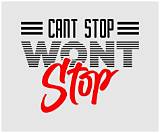 Meaning of "Can't Stop, Won't Stop Moving"