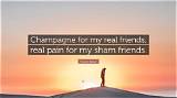 Meaning of Champagne for My Real Friends, Real Pain for My Sham Friends by Fall out Boy