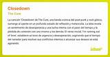 Meaning of Closedown by the Cure