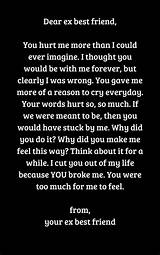 Meaning of ​Dear Ex Best Friend by Tate Mcrae