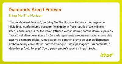 Meaning of Diamonds Aren’t Forever (I Haunt Wizards Remix) by Bring Me the Horizon