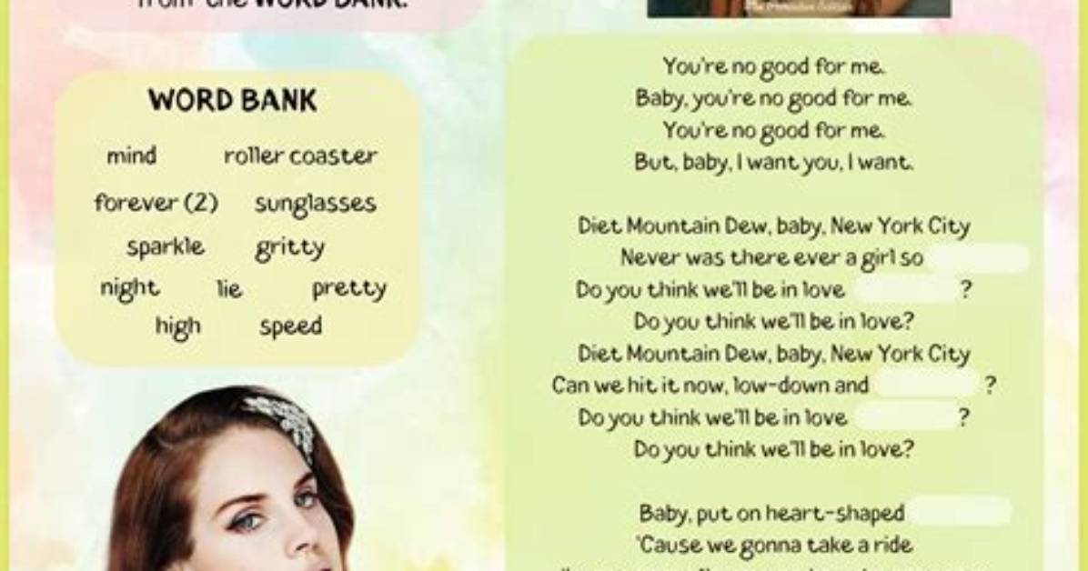 Meaning of Diet Mountain Dew by Lana Del Rey
