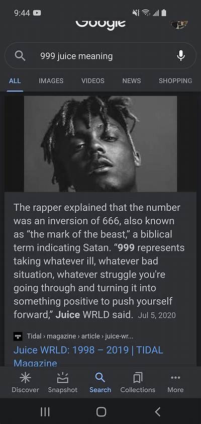 Meaning of Doctor Pepper by Juice Wrld