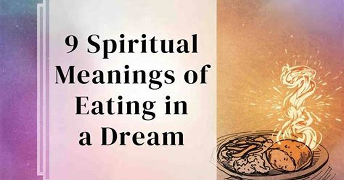 Meaning of Eating in Dream