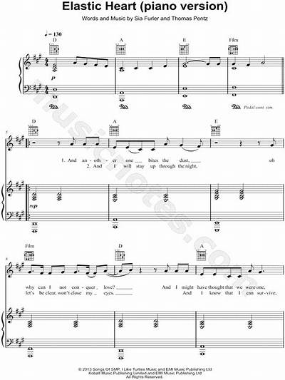 Meaning of Elastic Heart (Piano Version) by the Weeknd